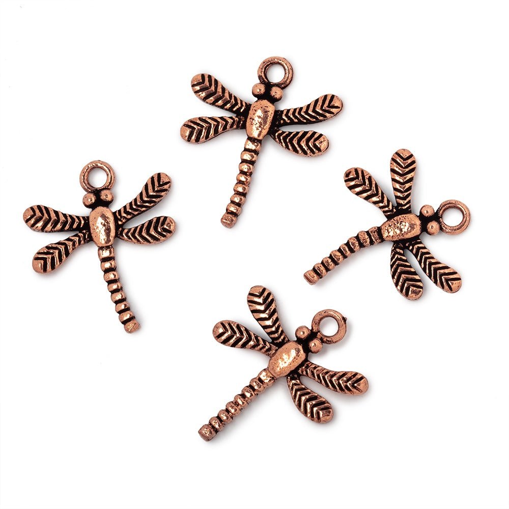 18.5mm Dragonfly Pendant Charm Set of 4 pieces