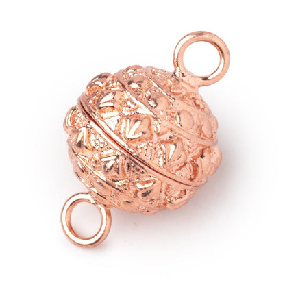 18mm Egyptian Design Round Magnetic Clasp 1 piece