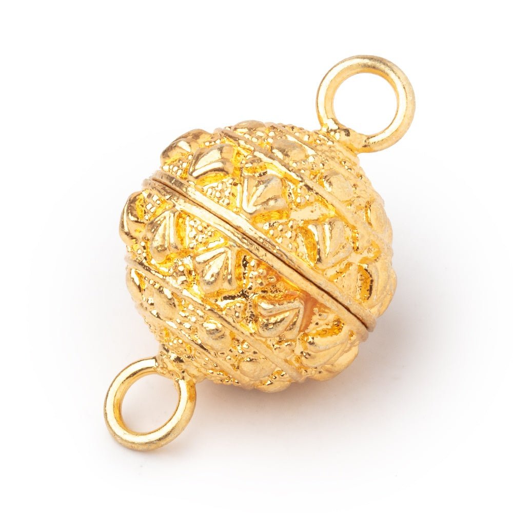 18mm Egyptian Design Round Magnetic Clasp 1 piece