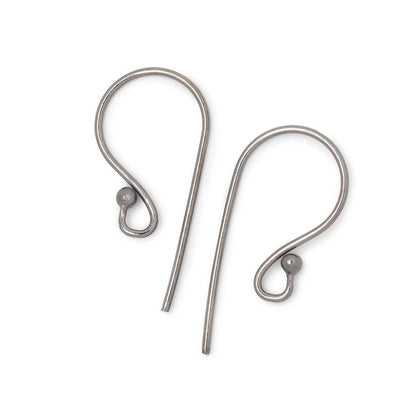 18mm Shepard's Hook with Ball Ear Wire 10 pieces