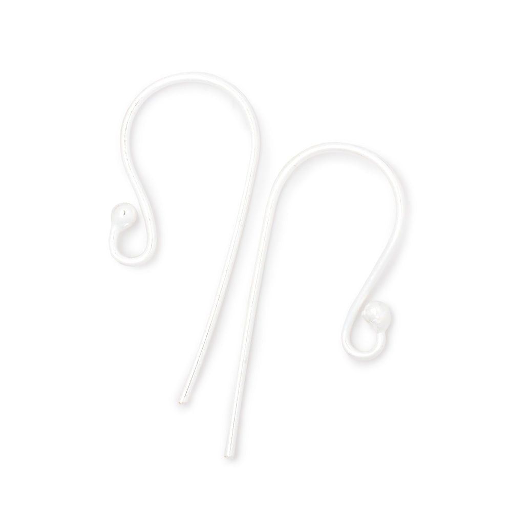 18mm Shepard's Hook with Ball Ear Wire 10 pieces