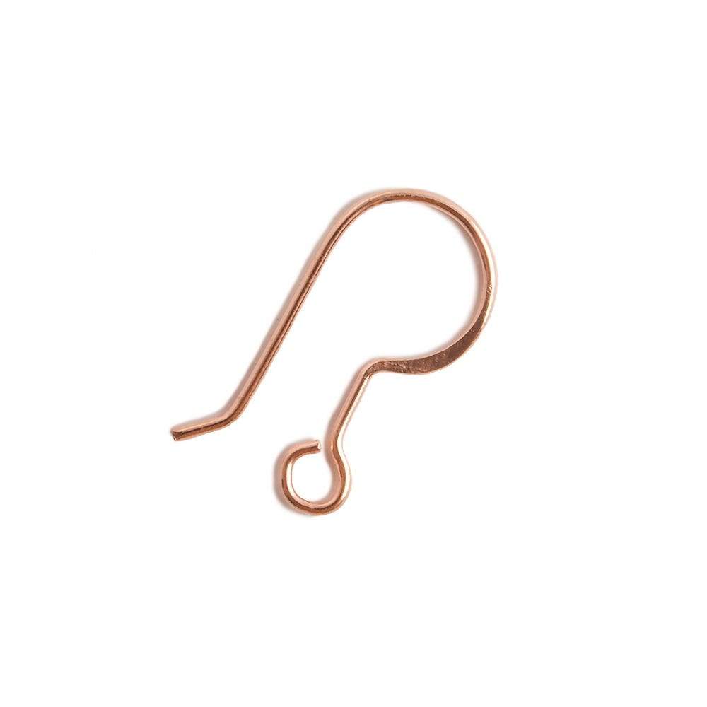18mm Sheperd's Hook Copper EarWire 50 pieces