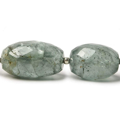 18x12-25x16mm Moss Aquamarine faceted nugget 15.5 inch 19 Beads