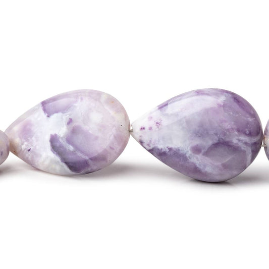 18x13.5-22x15mm Morado Purple Opal Plain Pear Beads 17 inch 21 pieces AA