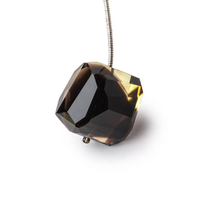 19-22mm Bi Color Quartz Faceted Nugget 1 Focal Bead