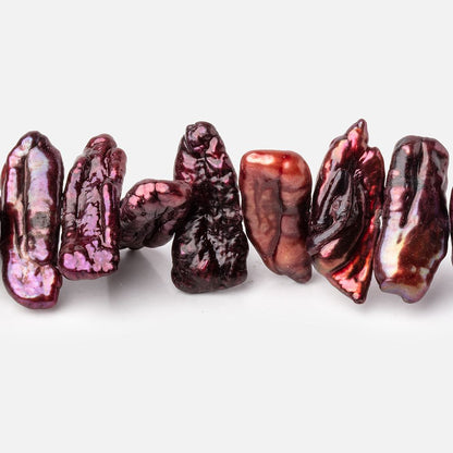 19-24mm Cherry Side Drill Biwa Freshwater Pearls 16 inch 48 beads