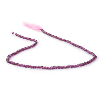 3mm Malaia Garnet Faceted Rondelle Beads 13 inch 190 pieces AA Rare