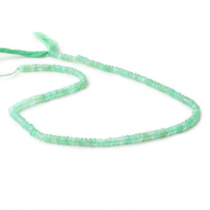 3.5mm Chrysoprase Faceted Rondelle Beads 13 inch 145 pieces AA