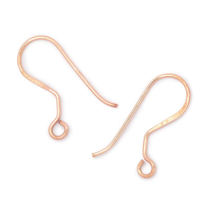 19mm Elongated Fish Hook Ear Wire 10 pieces
