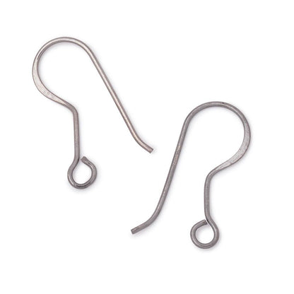 19mm Elongated Fish Hook Ear Wire 10 pieces