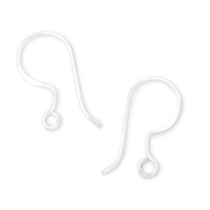 19mm Elongated Fish Hook Ear Wire 10 pieces