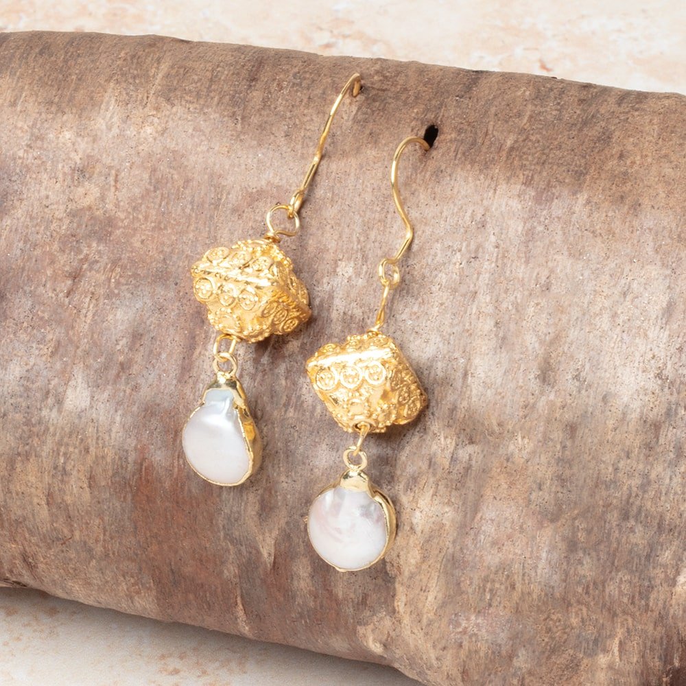 19mm Elongated Fish Hook Ear Wire 10 pieces