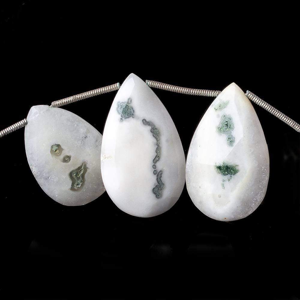 19x13-28x17mm Solar Quartz Faceted Pear Beads 8 inch 13 pieces