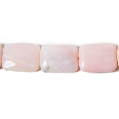 19x14-20x15mm Dendritic Pink Peruvian Opal plain rectangle 11.75 in 15 beads