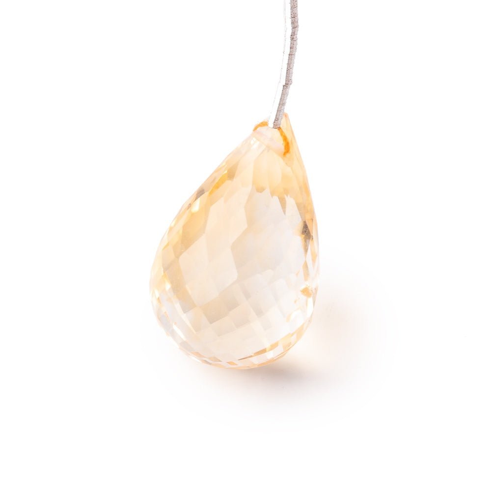 19x14-21x12mm Citrine Faceted Tear Drop Focal Beads 1 piece