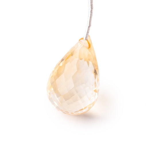 19x14-21x12mm Citrine Faceted Tear Drop Focal Beads 1 piece