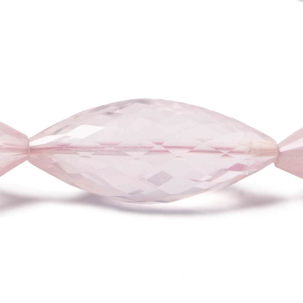 19x9-30x12mm Rose Quartz faceted marquise beads 16 inch 16 pieces