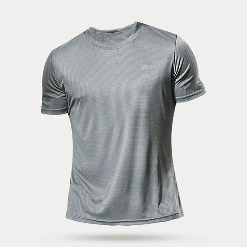 Men's Quick Dry Sports T-Shirts - Compression Running & Soccer Jerseys for Gym Fitness
