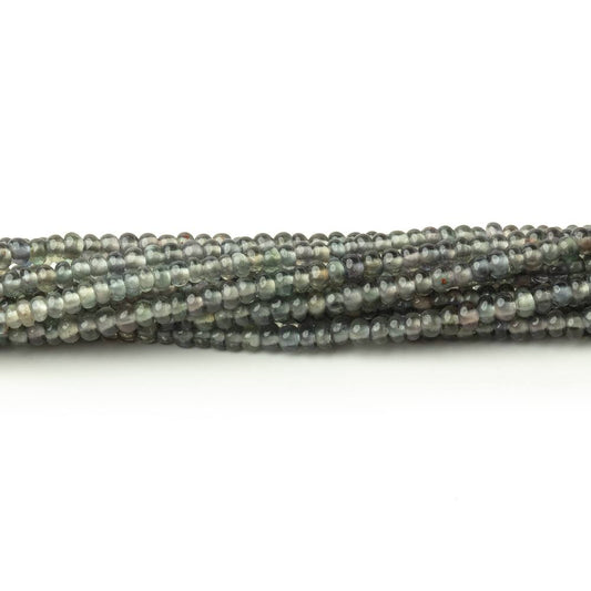 2-2.5mm Color Change Sapphire Plain Rondelle Beads 18 inch 300 pieces