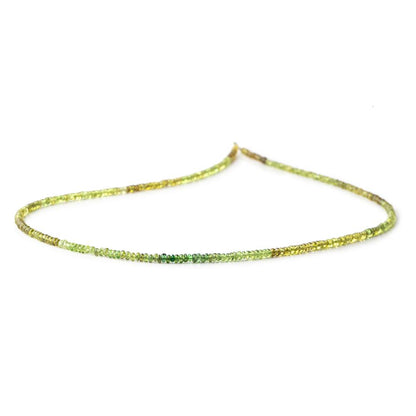 2-2.5mm Green & Brown Apatite Plain Rondelle Beads 16 inch 265 pieces