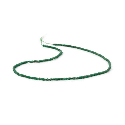 2-2.5mm Jade Plain Disc Rondelle Beads 14.5 inch 260 pieces