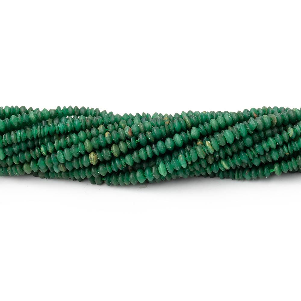 2-2.5mm Jade Plain Disc Rondelle Beads 14.5 inch 260 pieces