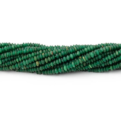 2-2.5mm Jade Plain Disc Rondelle Beads 14.5 inch 260 pieces