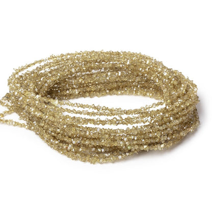 2-3.5mm Olive Double Terminated Quartz Beads 15.5 inch 260 pieces
