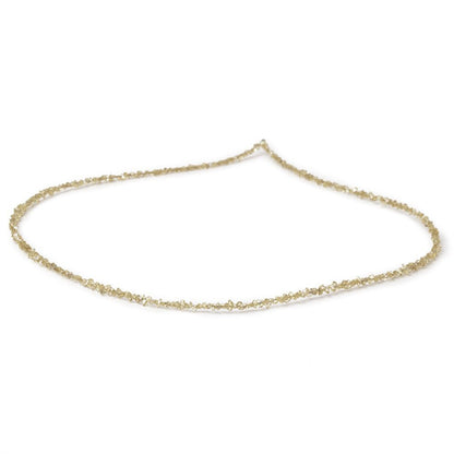 2-3.5mm Olive Double Terminated Quartz Beads 15.5 inch 260 pieces