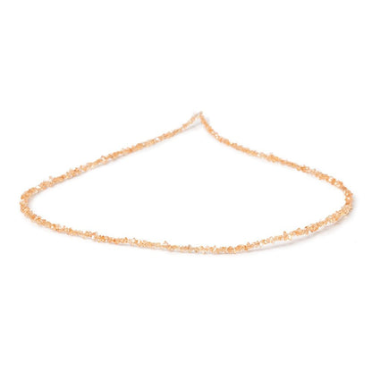 2-3.5mm Orange Double Terminated Quartz Beads 15.5 inch 260 pieces