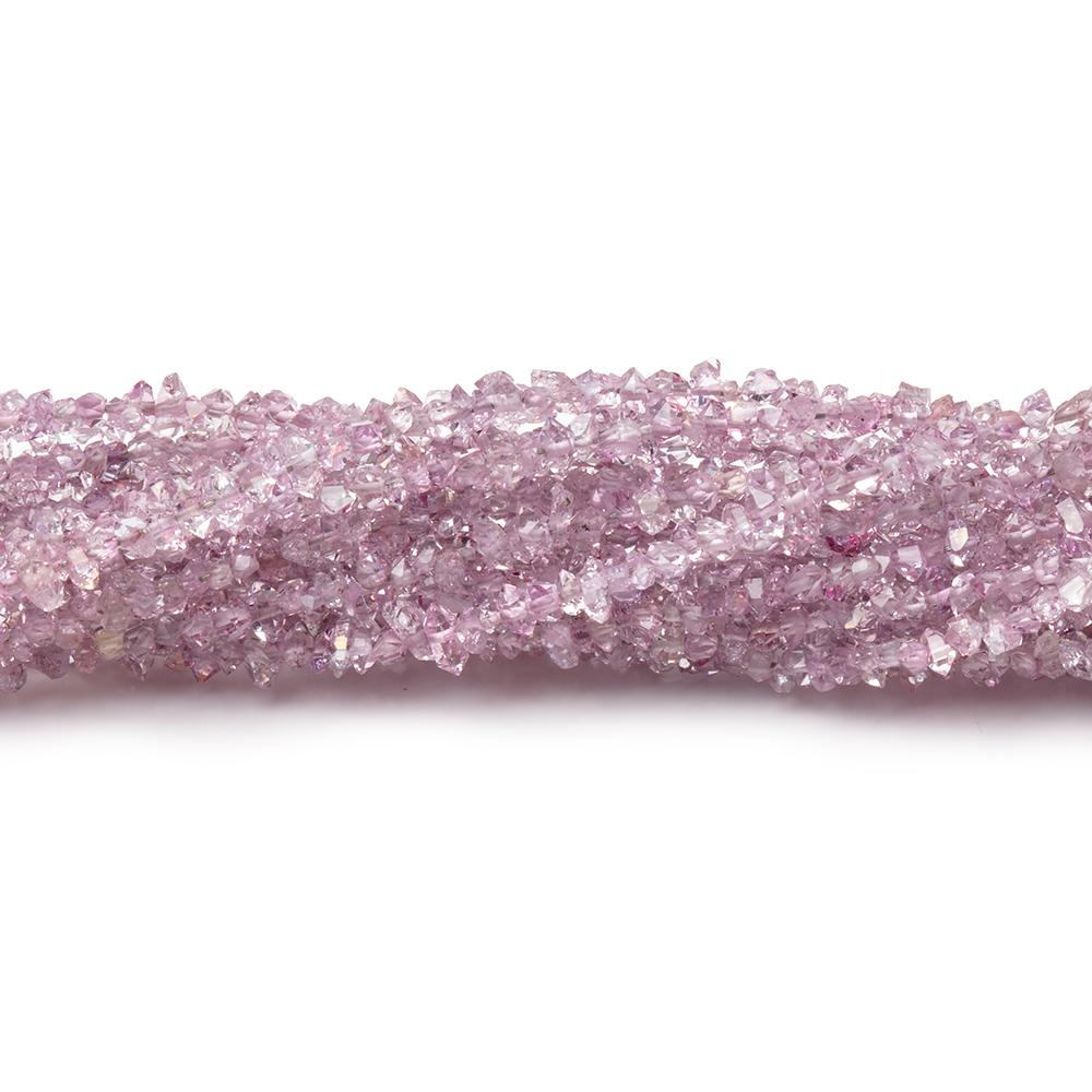 2-3.5mm Pink Double Terminated Quartz Beads 15.5 inch 260 pieces