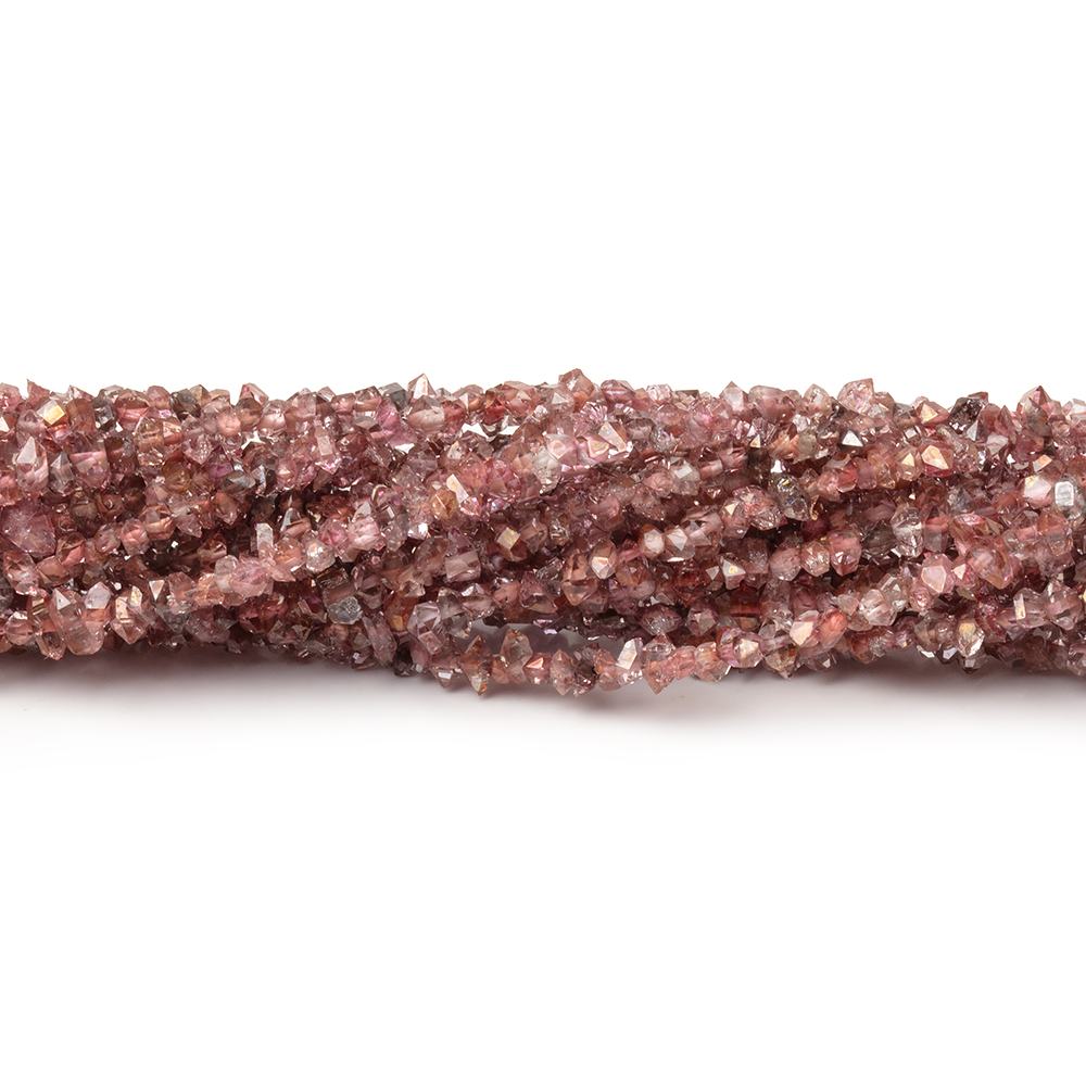 2-3.5mm Red Double Terminated Quartz Beads 15.5 inch 260 pieces