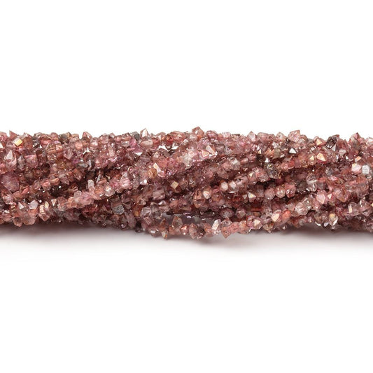 2-3.5mm Red Double Terminated Quartz Beads 15.5 inch 260 pieces