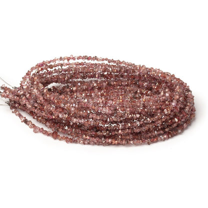 2-3.5mm Red Double Terminated Quartz Beads 15.5 inch 260 pieces