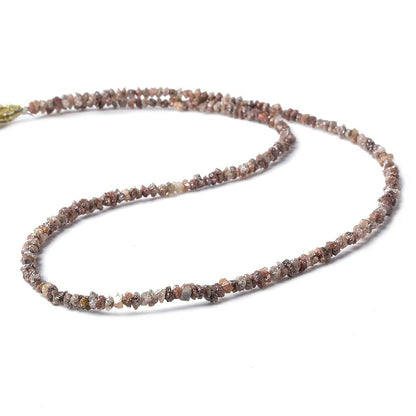 2-3.5mm Rose & Chocolate Diamond crystal nugget beads 15 inch 225 pieces