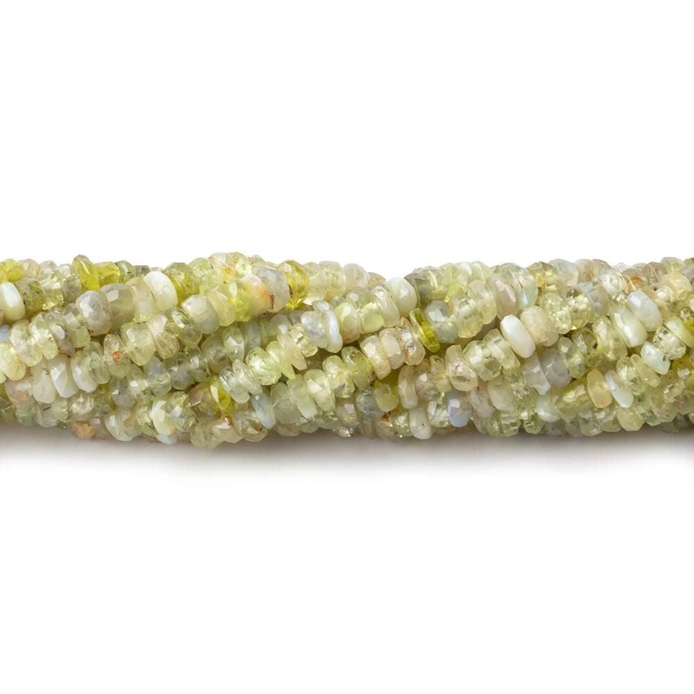 2-3mm Cat's Eye Chrysoberyl Faceted Rondelles 16 inch 290 Beads