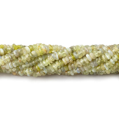 2-3mm Cat's Eye Chrysoberyl Faceted Rondelles 16 inch 290 Beads