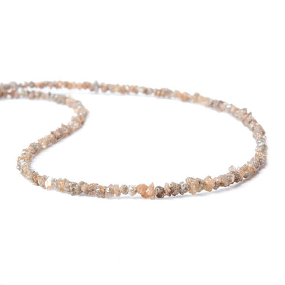 2-3mm Cocoa and Rose Diamond Beads Unfaceted Nugget