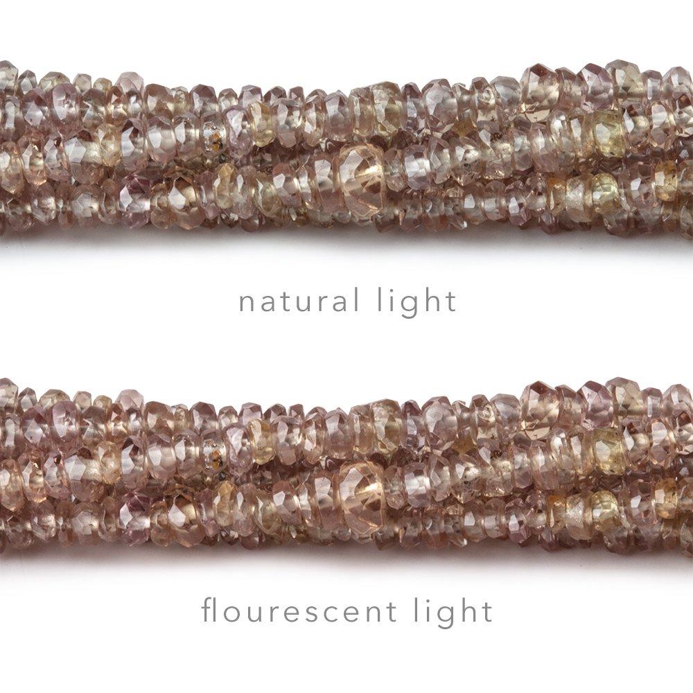 2-3mm Color Change Garnet Faceted Rondelle Beads 16 inch 220 pieces