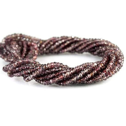 2 - 3mm Color Change Sapphire Faceted Rondelle Beads 17 inch