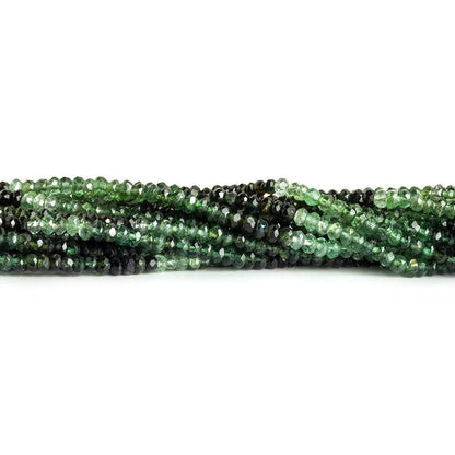 2-3mm Green Tourmaline Faceted Rondelle Beads 202 pcs