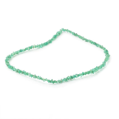 2-3mm Light Zambian Emerald Chip Beads 15 inch 300 pieces