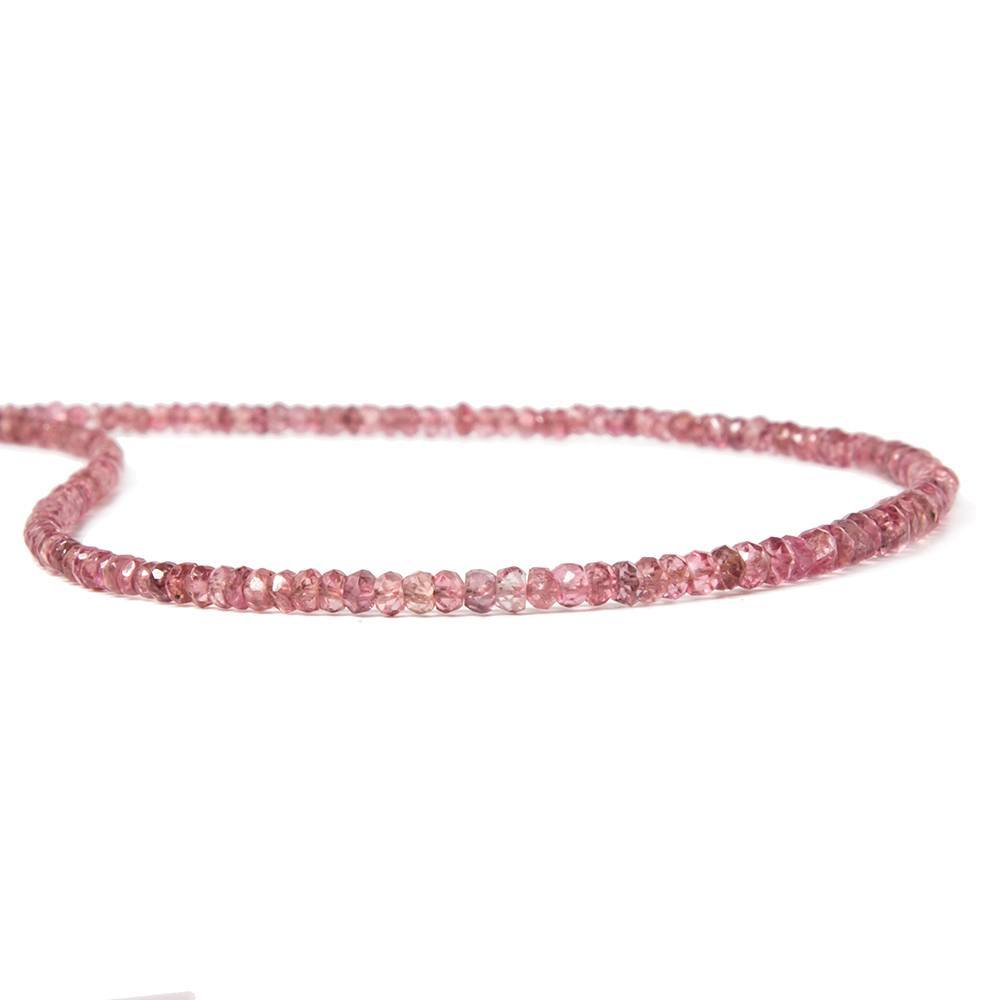 2-3mm Red Spinel faceted rondelle Beads 16 inch 294 pieces AA