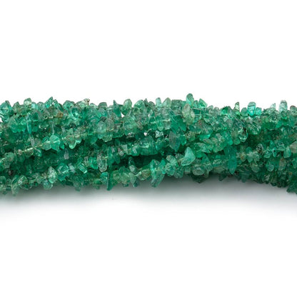 2-3mm Zambian Emerald Chip Beads 15 inch 300 pieces