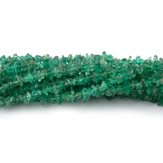 2-3mm Zambian Emerald Chip Beads 15 inch 300 pieces