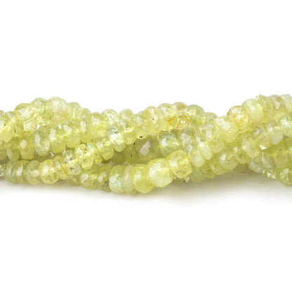 2-4.5mm Cat's Eye Chrysoberyl Faceted Rondelle Beads 18 inch 300 pieces