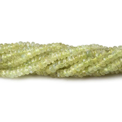 2-4mm Cat's Eye Chrysoberyl faceted rondelle beads 18 inch 295 pieces