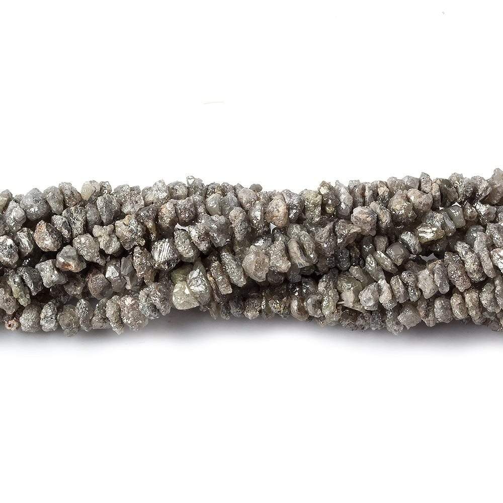 2-4mm Champagne Grey Diamond crystal nugget beads 15 inch 225 pieces
