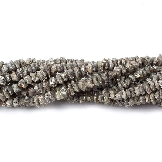 2-4mm Champagne Grey Diamond crystal nugget beads 15 inch 225 pieces