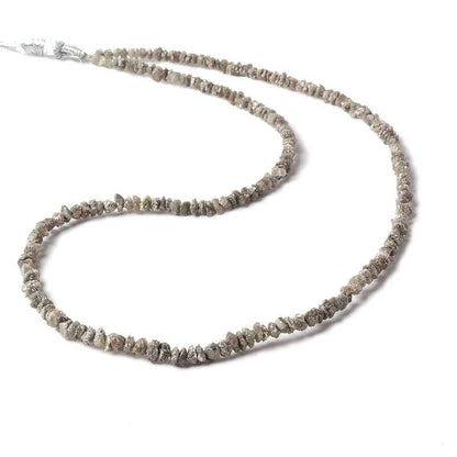2-4mm Champagne Grey Diamond crystal nugget beads 15 inch 225 pieces